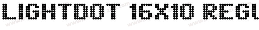Lightdot 16x10 Regular字体转换
